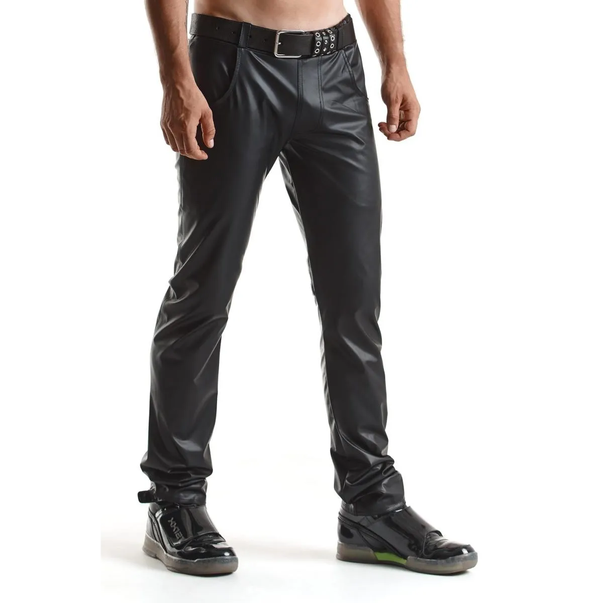 Lange Herren Hose RMVittorio001 schwarz von Regnes Fetish PLanet | Fesselliebe.de