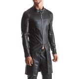 Herren Mantel RMMario001 schwarz von Regnes Fetish Planet | Fesselliebe.de