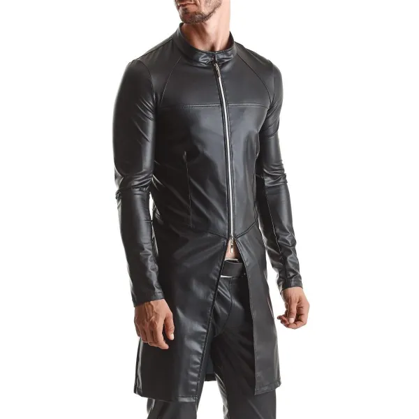 Herren Mantel RMMario001 schwarz von Regnes Fetish Planet | Fesselliebe.de