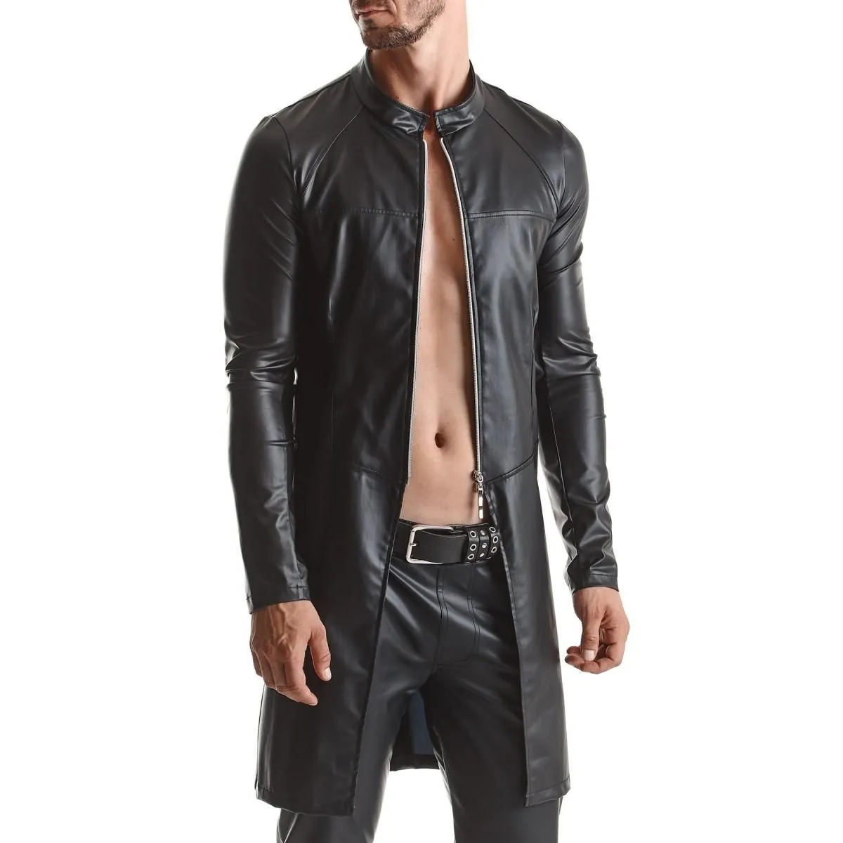 Herren Mantel RMMario001 schwarz von Regnes Fetish Planet | Fesselliebe.de