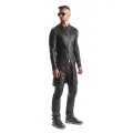 Herren Mantel RMMario001 schwarz von Regnes Fetish Planet