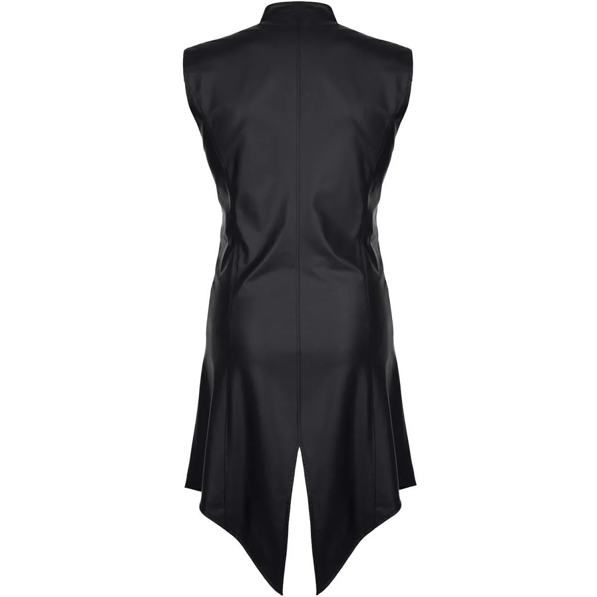 Halblanger Herren Mantel RMMarco001 schwarz von Regnes Fetish Planet | Fesselliebe.de