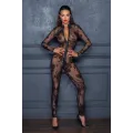 Schwarzer Overall F237 von Noir Handmade Fucking Fabulous Collection