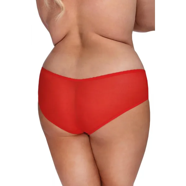 Roter Knickers mit Spitze AA052955 von Anais Apparel Plus Size | Fesselliebe.de