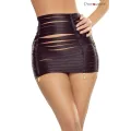Schwarzer Harness Rock PR1626 von Provocative