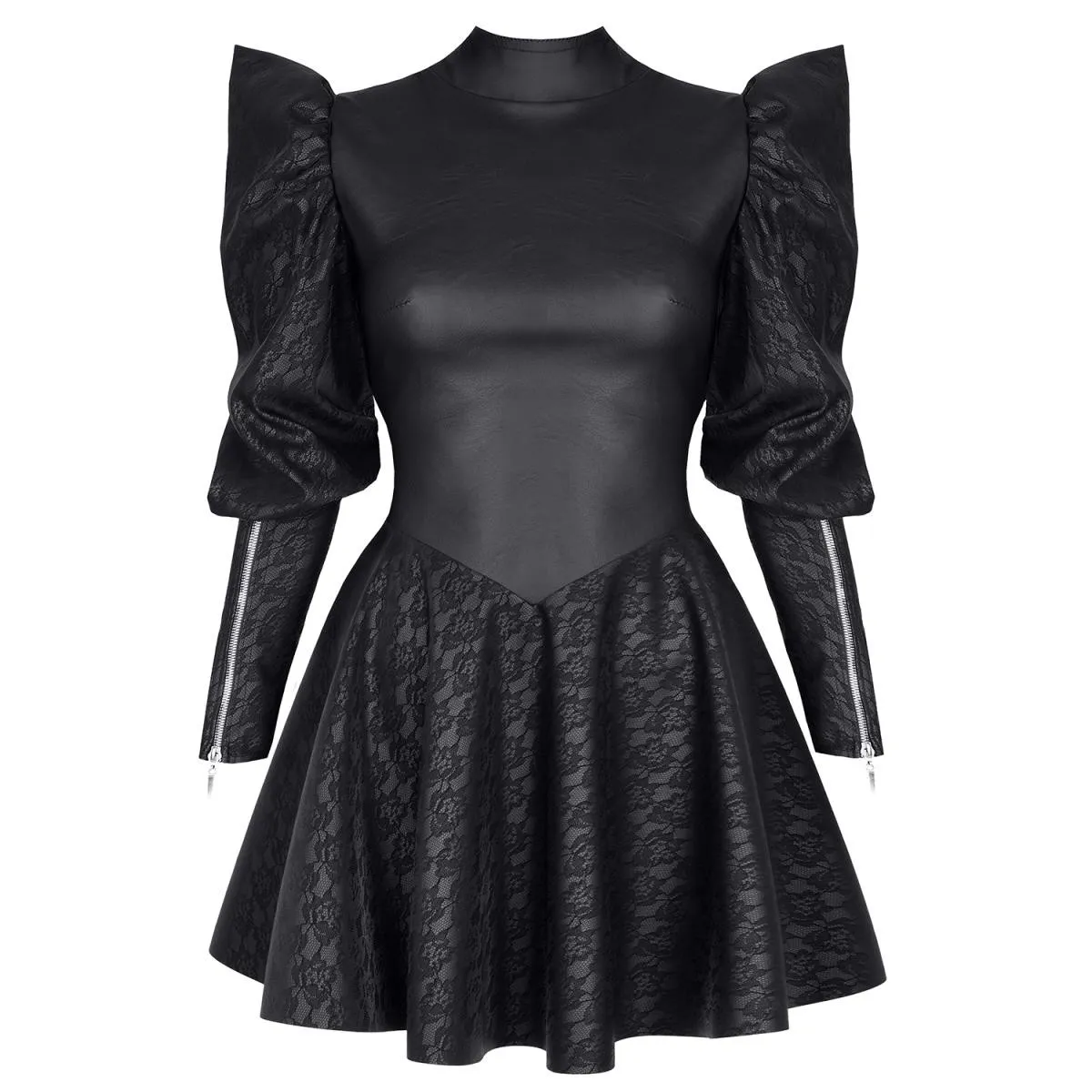 Schwarzes Minikleid BRChiara001 von Demoniq Black Rose 2.0 Collection | Fesselliebe.de