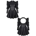 Schwarzes Minikleid BRChiara001 von Demoniq Black Rose 2.0 Collection