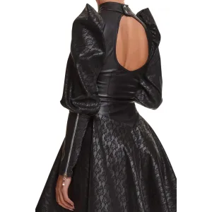 Schwarzes Minikleid BRChiara001 von Demoniq Black Rose 2.0 Collection