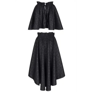 Schwarzer Rock BRBenedetta001 von Demoniq Black Rose 2.0 Collection