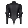 Schwarzer Body BRGiovanna001 von Demoniq Black Rose 2.0 Collection