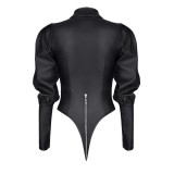 Schwarzer Body BRGiovanna001 von Demoniq Black Rose 2.0 Collection | Fesselliebe.de