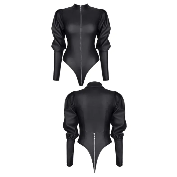 Schwarzer Body BRGiovanna001 von Demoniq Black Rose 2.0 Collection | Fesselliebe.de