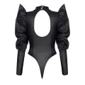 Schwarzer Body BRGiuditta001 von Demoniq Black Rose 2.0 Collection