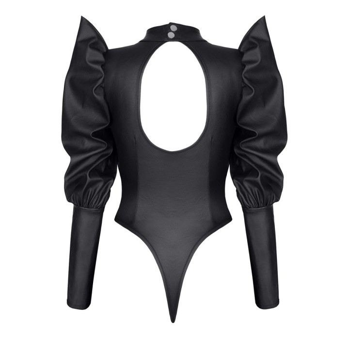 Schwarzer Body BRGiuditta001 von Demoniq Black Rose 2.0 Collection | Fesselliebe.de