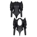 Schwarzer Body BRGiuditta001 von Demoniq Black Rose 2.0 Collection