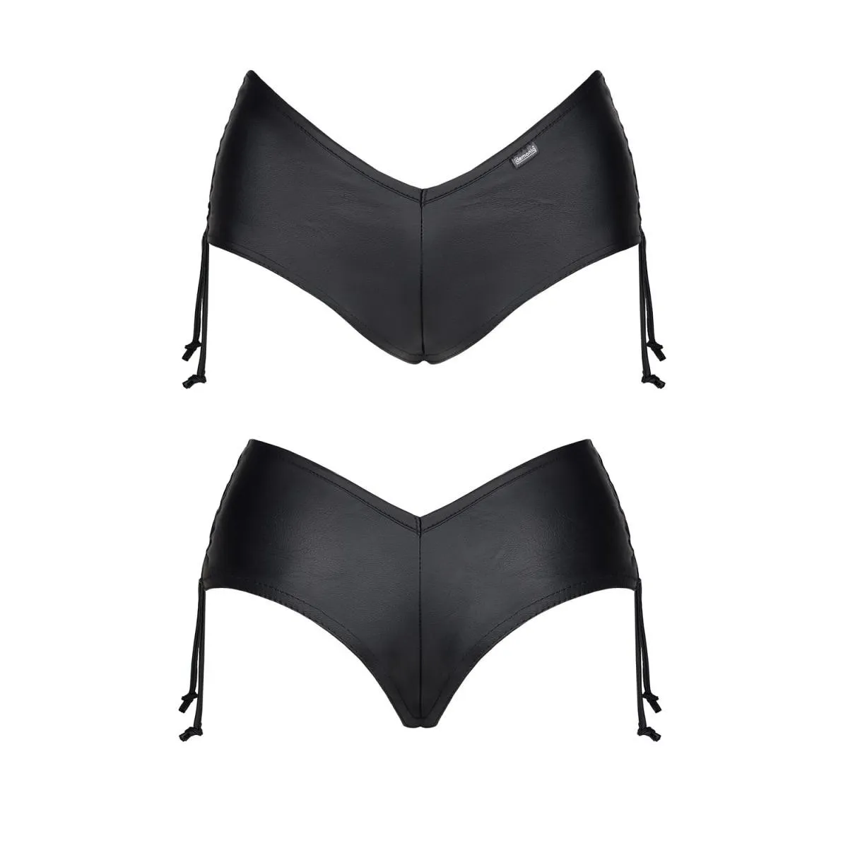 Schwarze Damen-Shorts BRAgostina001 von Demoniq Black Rose 2.0 Collection | Fesselliebe.de