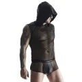 Herren Kapuzenshirt TSH018 schwarz von Regnes Fetish Planet