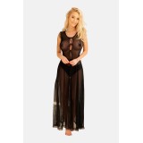 Schwarzes langes Kleid KA922344 von Kalimo | Fesselliebe.de