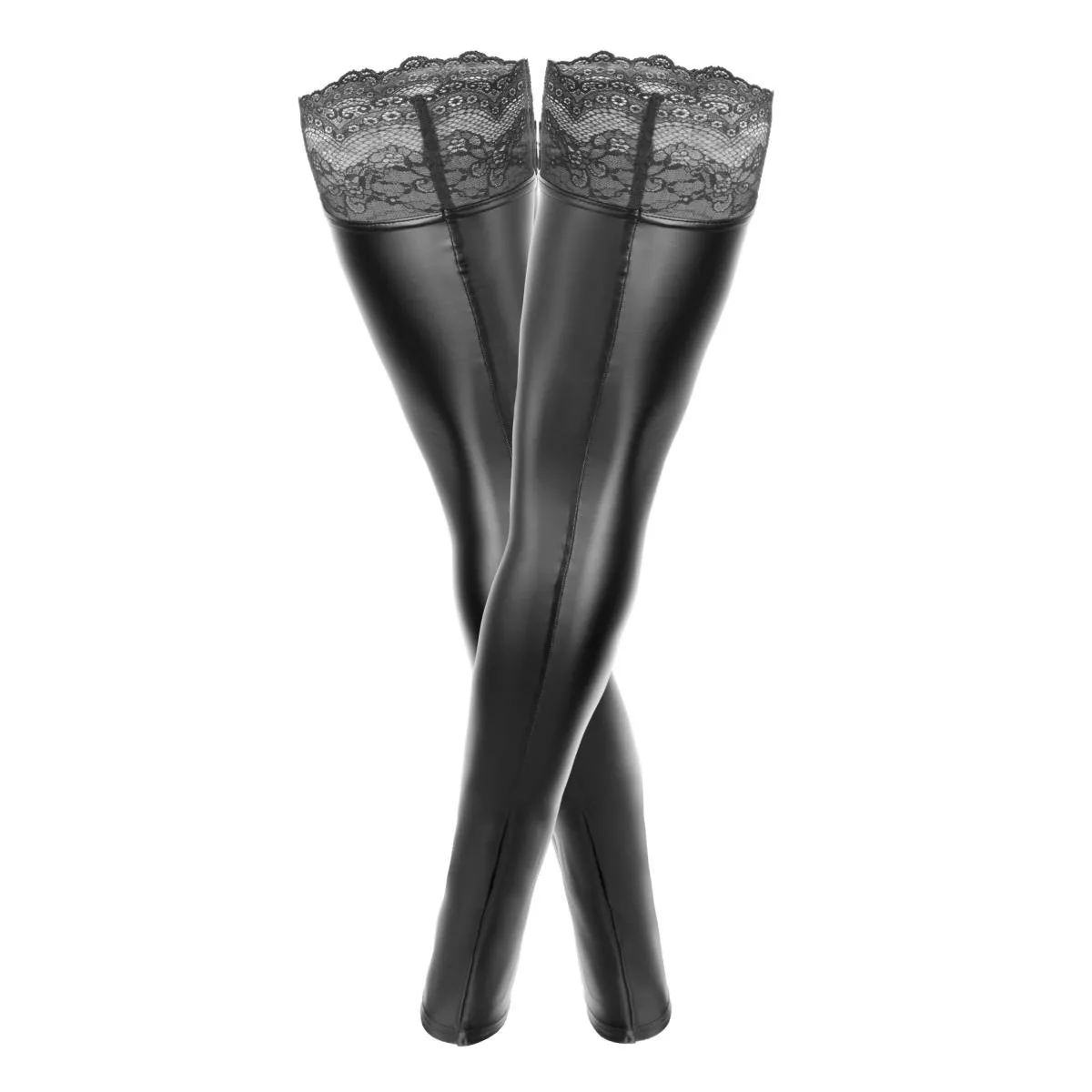 Halterlose Strümpfe F272 von Noir Handmade Curve Collection | Fesselliebe.de