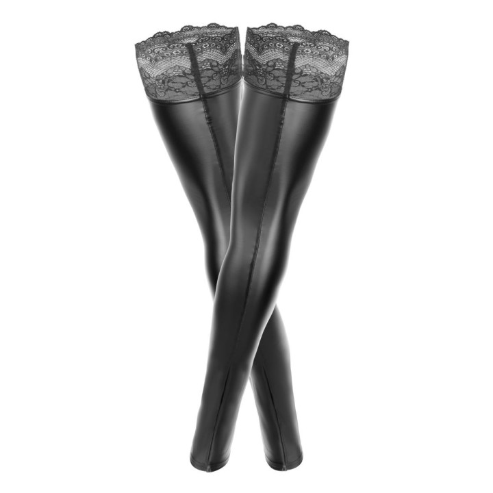 Halterlose Strümpfe F272 von Noir Handmade Curve Collection | Fesselliebe.de
