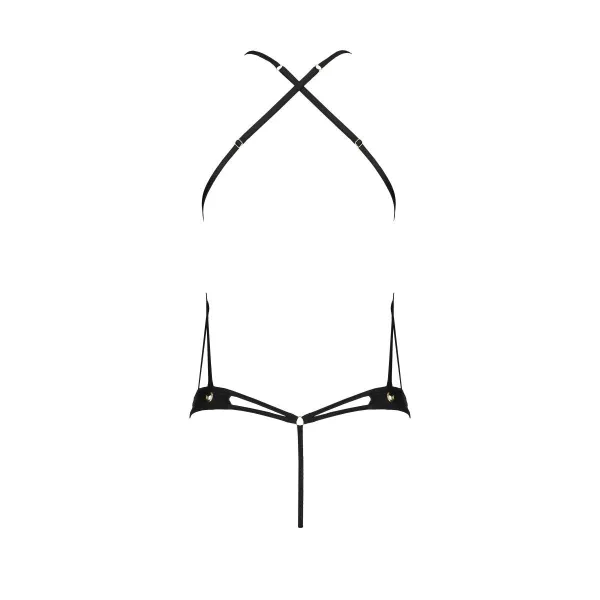 Schwarzer Body ouvert PA596868 von Passion | Fesselliebe.de