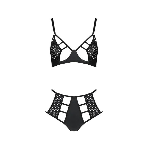 Schwarzes 2tlg. Set PA596871 von Passion | Fesselliebe.de