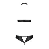 Schwarzer Kunstleder Set PA596231 von Passion | Fesselliebe.de