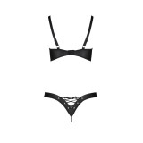 Schwarzer Kunstleder Bikini PA596177 von Passion | Fesselliebe.de