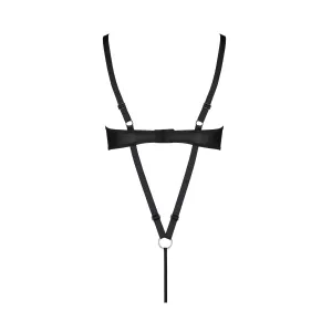 Schwarzer Kunstleder Body PA596183 von Passion