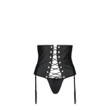 Schwarzer Kunstleder Strumphaltergürtel PA596186 von Passion | Fesselliebe.de