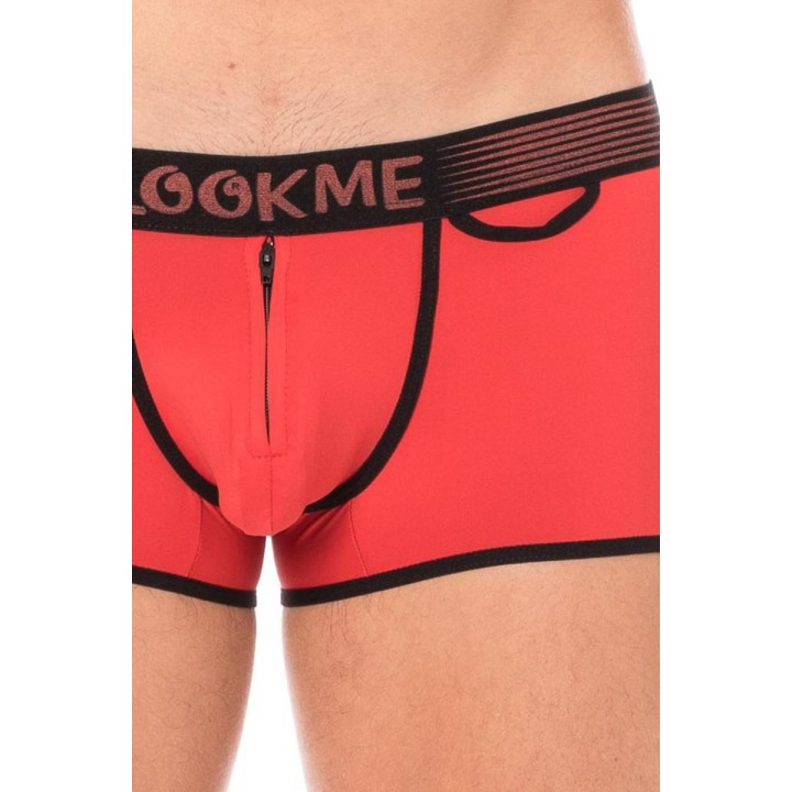 Roter Herren Boxer Short 2003-68 von Look Me | Fesselliebe.de