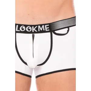 Weißer Herren Boxer Short 2003-68 von Look Me