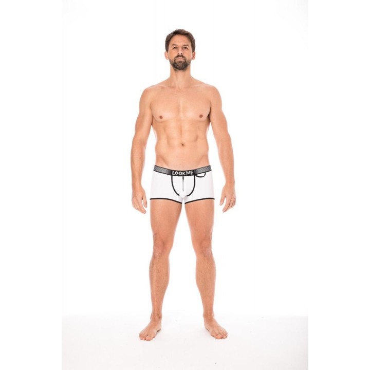 Weißer Herren Boxer Short 2003-68 von Look Me | Fesselliebe.de