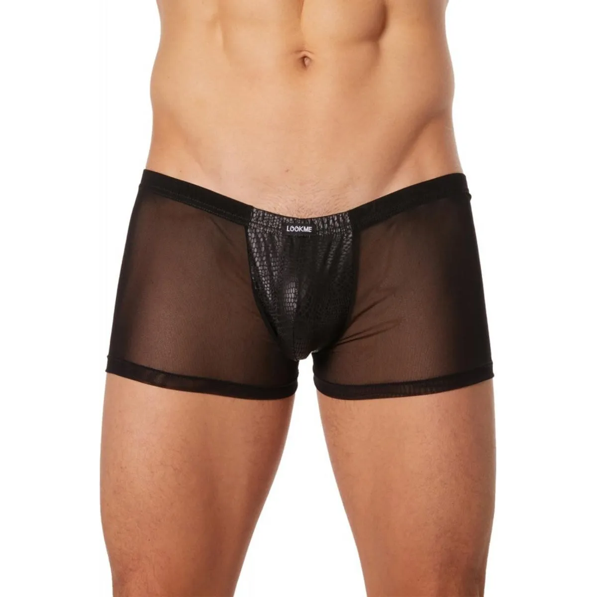 Schwarzer Herren Boxer Short 903-67 von Look Me | Fesselliebe.de