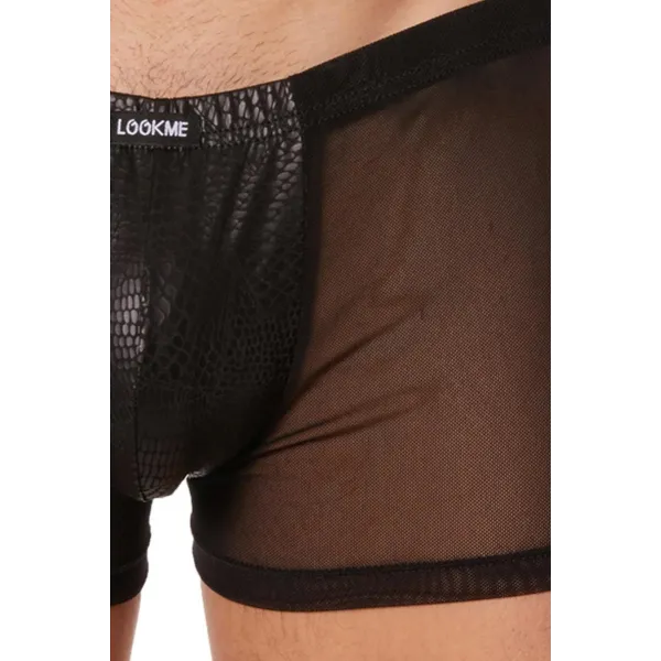 Schwarzer Herren Boxer Short 903-67 von Look Me | Fesselliebe.de