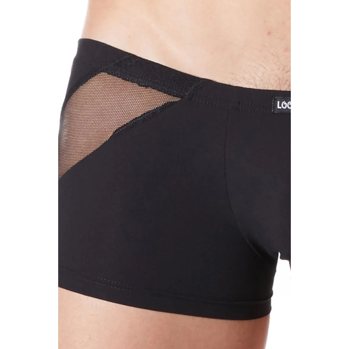 Schwarzer Herren Boxer Shorts 808-67 von Look Me | Fesselliebe.de
