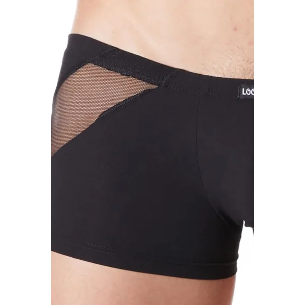 Schwarzer Herren Boxer Shorts 808-67 von Look Me | Fesselliebe.de
