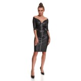 Schwarzes Minikleid BRMargherita001 von Demoniq Black Rose 2.0 Collection | Fesselliebe.de