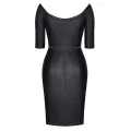 Schwarzes Minikleid BRMargherita001 von Demoniq Black Rose 2.0 Collection