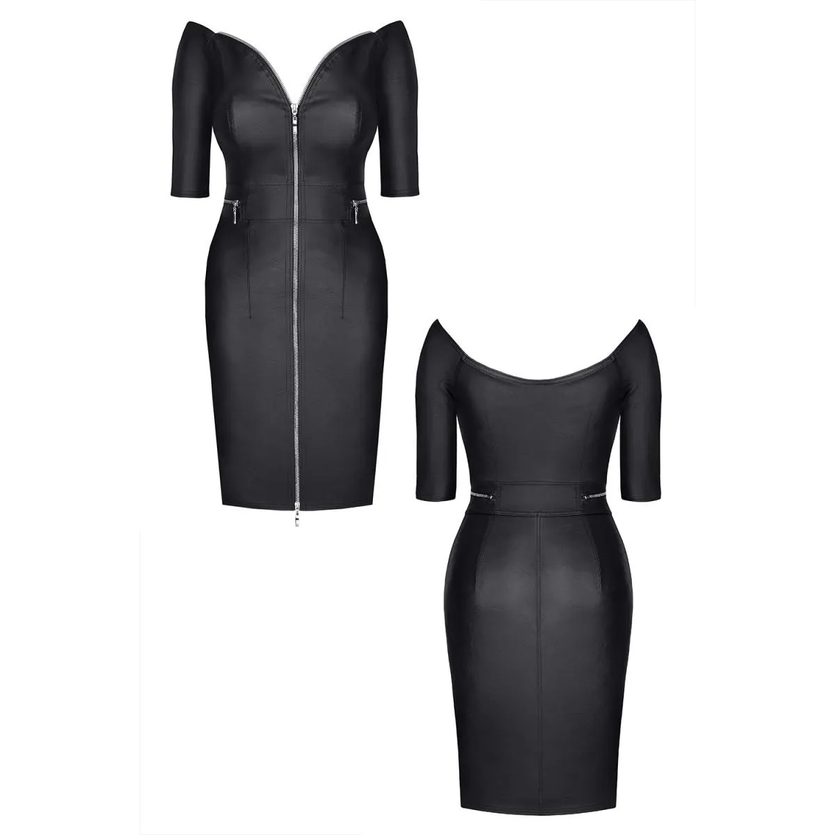 Schwarzes Minikleid BRMargherita001 von Demoniq Black Rose 2.0 Collection | Fesselliebe.de