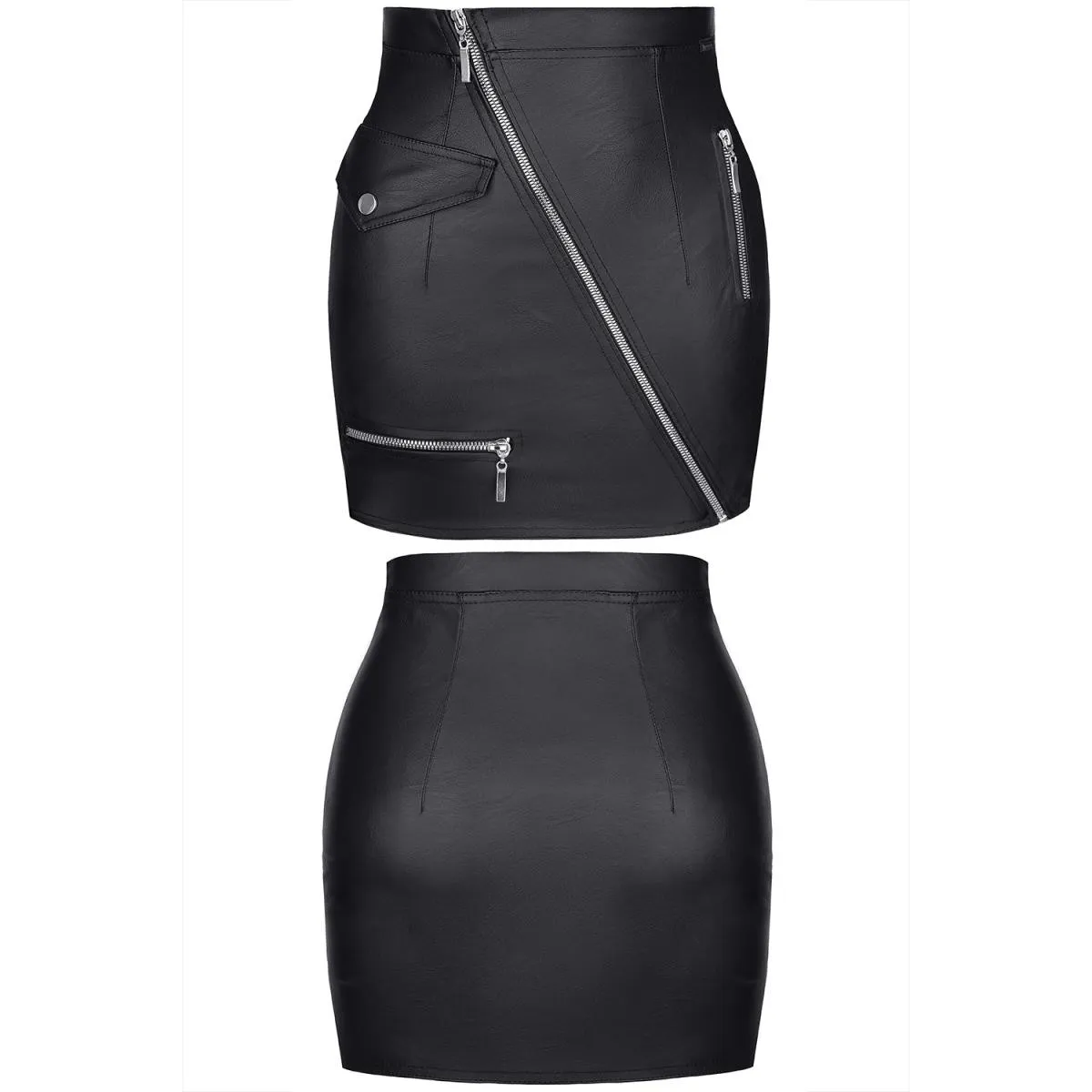 Schwarzer Rock BRFrancesca001 von Demoniq Black Rose 2.0 Collection | Fesselliebe.de