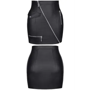 Schwarzer Rock BRFrancesca001 von Demoniq Black Rose 2.0 Collection