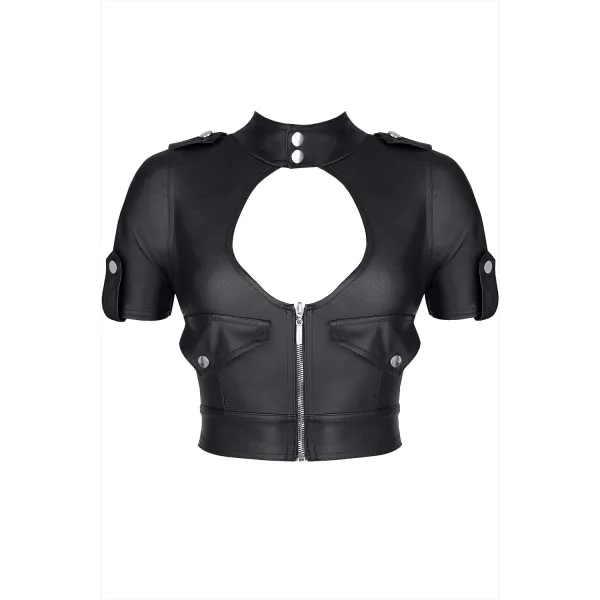 Schwarzes Damen-Top BREnrica001 von Demoniq Black Rose 2.0 Collection | Fesselliebe.de