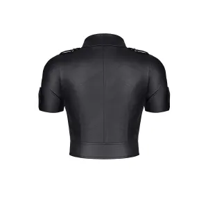 Schwarzes Damen-Top BREnrica001 von Demoniq Black Rose 2.0 Collection