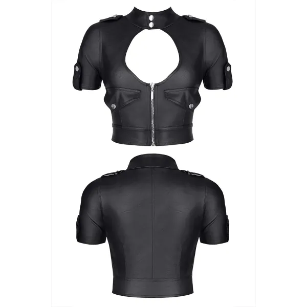 Schwarzes Damen-Top BREnrica001 von Demoniq Black Rose 2.0 Collection | Fesselliebe.de