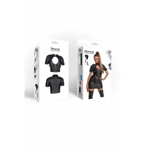 Schwarzes Damen-Top BREnrica001 von Demoniq Black Rose 2.0 Collection