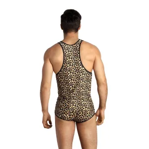 Herren Tank Top 053550 leopard von Anais for Men