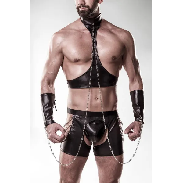 5-teilges Herren Set 20053 von Grey Velvet | Fesselliebe.de