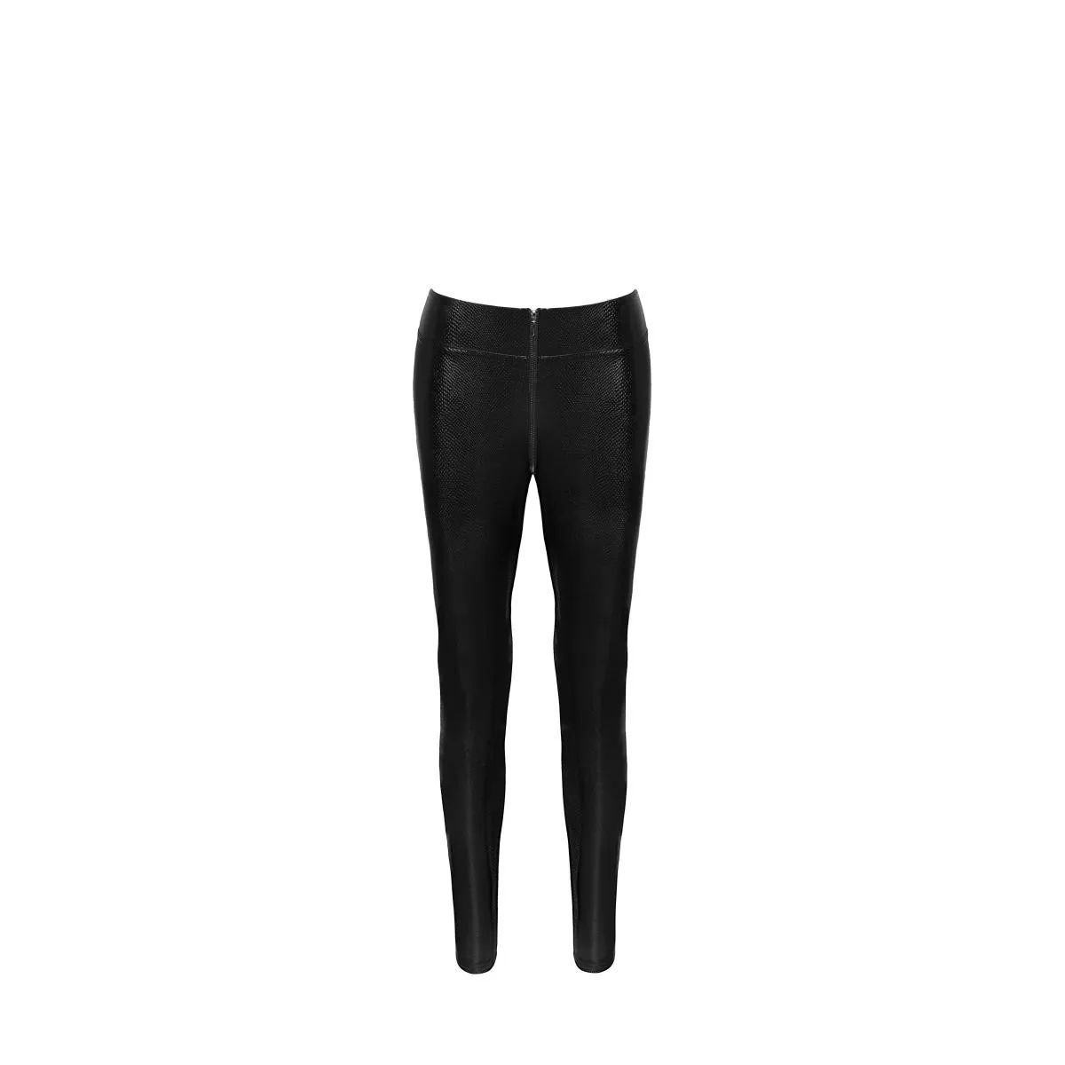 F274 Snake Wetlook Leggings mit Reißverschluss von Noir Handmade | Fesselliebe.de