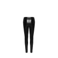 F274 Snake Wetlook Leggings mit Reißverschluss von Noir Handmade